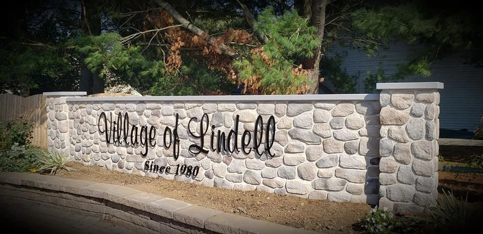 Dimensional Letters with Faux Wall