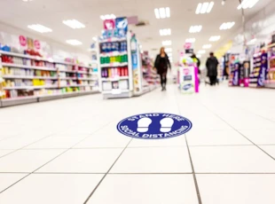 floor graphics for social distancing
