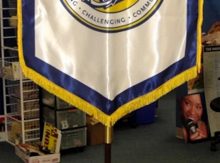 Custom Printed Flag for The Bullis School in Potomac, MD