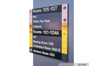Interior Office Directory Sign