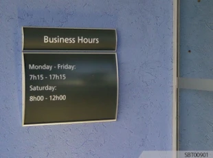 Interior Retail Directory Sign