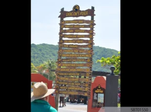 Island Custom Metal Directory Sign