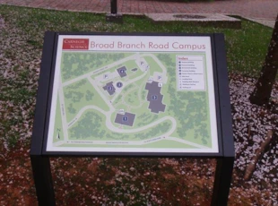 Outdoor Directory Map for Carnegie at Broad Branch Road Campus