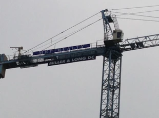 Crane Banners for MRP Realty and Miller & Long DC