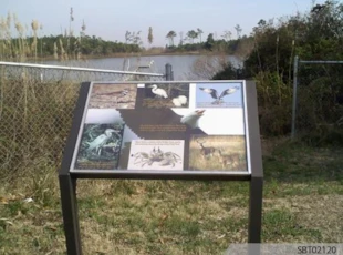 Park Post and Panel Sign