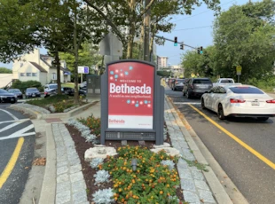custom print post and panel installation