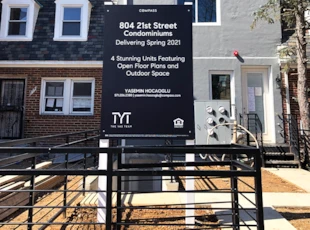 Real Estate - Post + Panel Sign