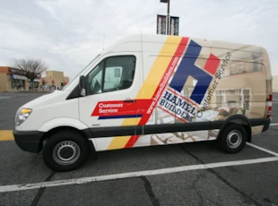 Full Vehicle Graphics for Hammel Builders in Rockville, MD