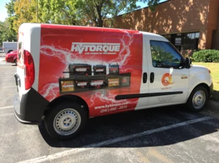 Partial Vehicle Vinyl Wrap for Quick Plus in Rockville, MD