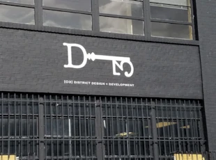 Concrete Vinyl graphics for District Design in Washington, DC 