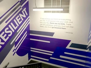 Hallway Environmental Wall graphics