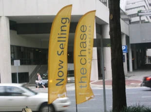 Feather Flags for The Chase