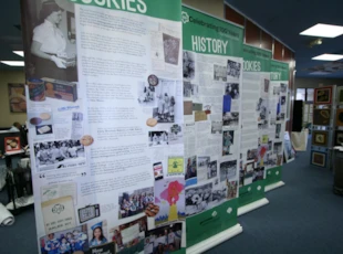Girls Scouts Banner Stands 