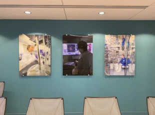 custom printed acrylic panels with standoffs