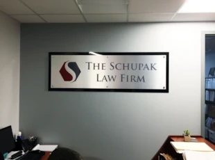 Multi-Layer Dimensional Logo for The Schupak Law Firm