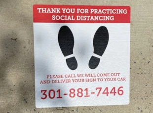 Exterior Sidewalk Graphics