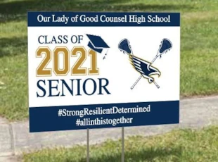 Graduation Yard Sign