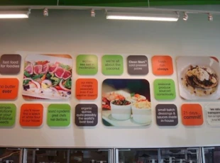 point of sale signs menu board