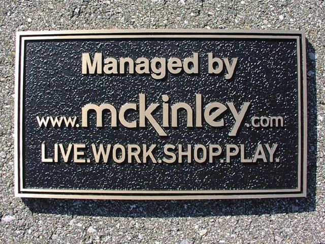 Cast Metal Plaques