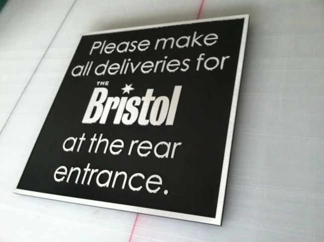 Custom Cast Aluminum Plaque.