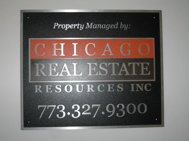 Real Estate Plaque Customer Painted.