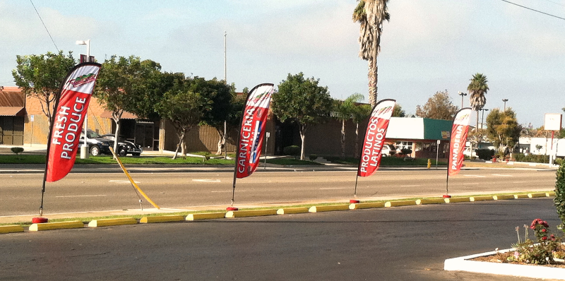 Feather Banners - Tresierras Supermarket
