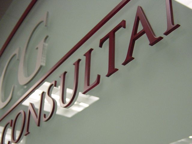 Etched Glass w/Stand-Offs