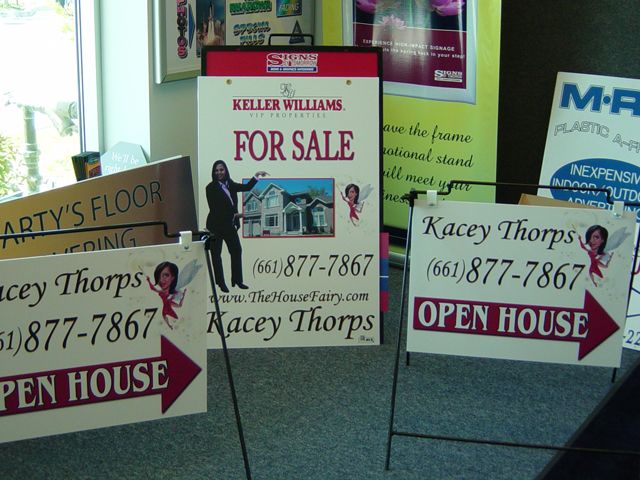 RE Listing and Open House Signs