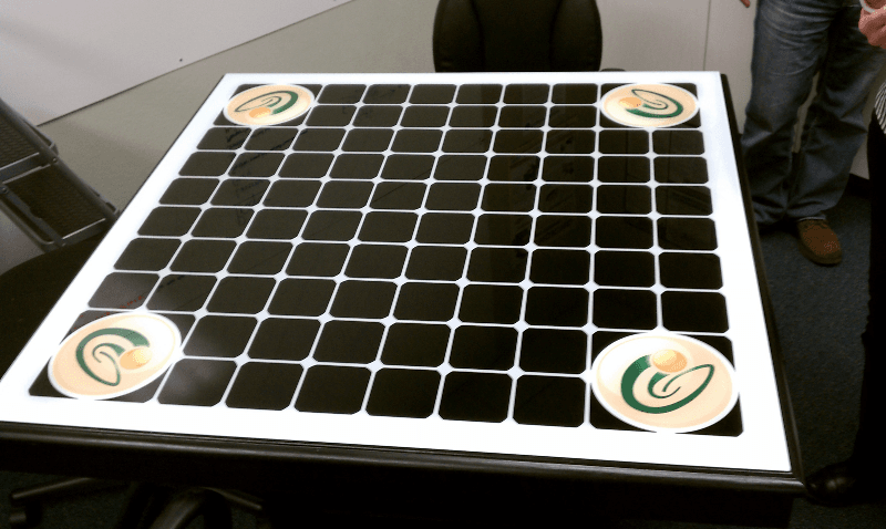 Custom Digital Print and Vinyl Glass Table Top