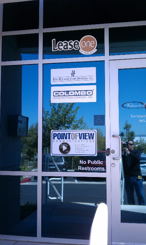 Valencia Executive Suites - Window Lettering