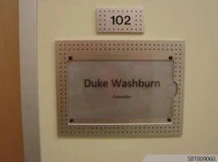 Interior Suite Sign
