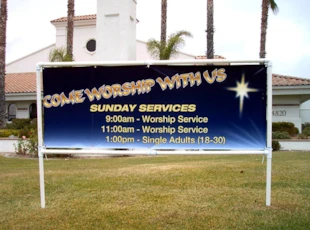 LDS Church Banner