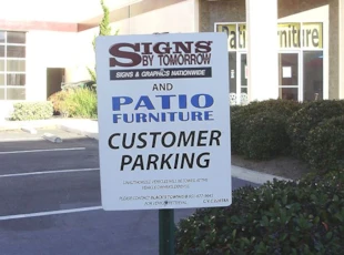 Metal Parking Sign