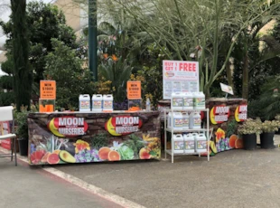 table drape, moon valley nurseries, trade show, plant expo, sbt, signs by tomorrow, murrieta, temecula