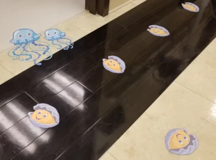 Floor Graphics | Experiential | Healthcare | Murrieta | Stickers | Vinyl | Floor Vinyl | Pediatrics