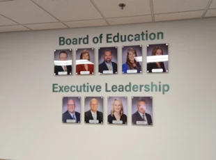 Acrylic with Standoffs | Murrieta, CA | Acrylic | MVUSD leadership