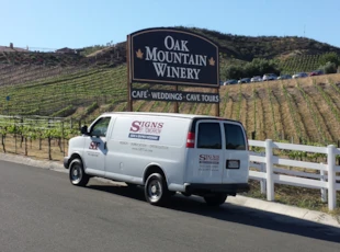 Oak Mountain Winery Post & Panel