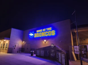 Illuminated Dimensional Lettering & Logos | Murrieta, CA | Vista Murrieta High School | VMHS