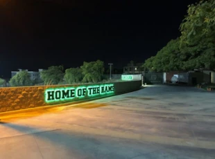 Halo Illuminated Stadium Signage | Murrieta Mesa High School