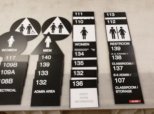 ADA Signage - Federal Government Military UFC 3-120 Compliant ADA Signs