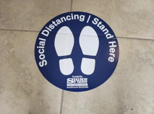 Coronavirus (COVID-19) Signage | Floor Graphics