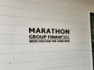 Dimensional Lettering & Logos | Murrieta, CA | Marathon Group Financial