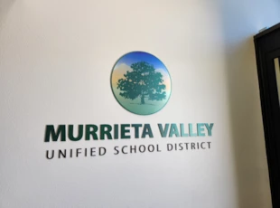 Dimensional Lettering & Logos | Murrieta, CA | MVUSD | Metallic letters