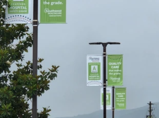 Pole Banners | Healthcare | Temecula, California | Vinyl