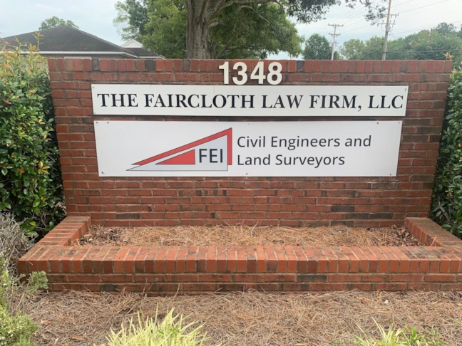 Already have a sign in place?  No need to replace the whole thing - we can reface a brick monument with ease!