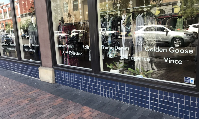 Outdoor Window Lettering