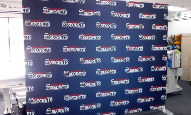Step and Repeat logo banners for photo backdrops