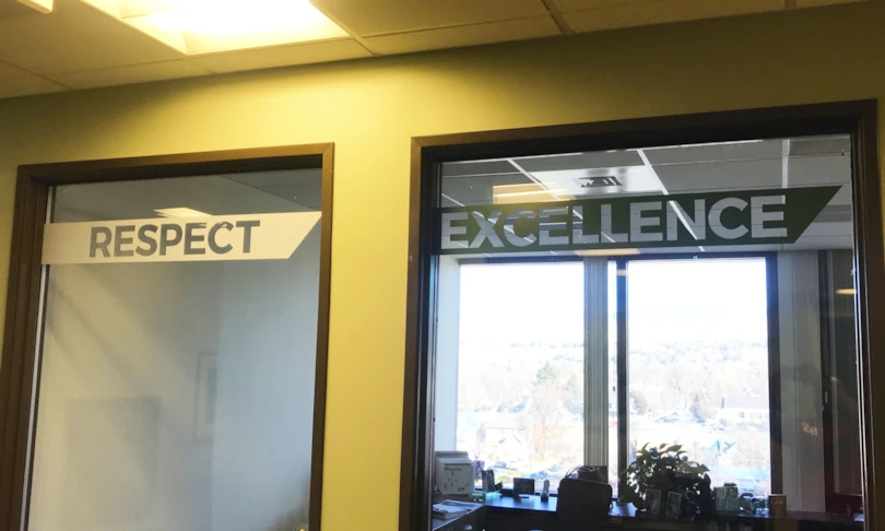 Window Graphics on office windows