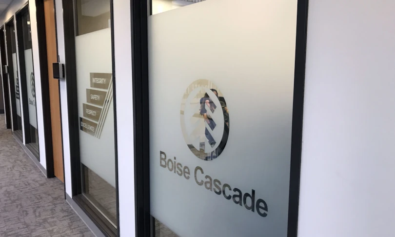 Dusted Vinyl Window Graphics
