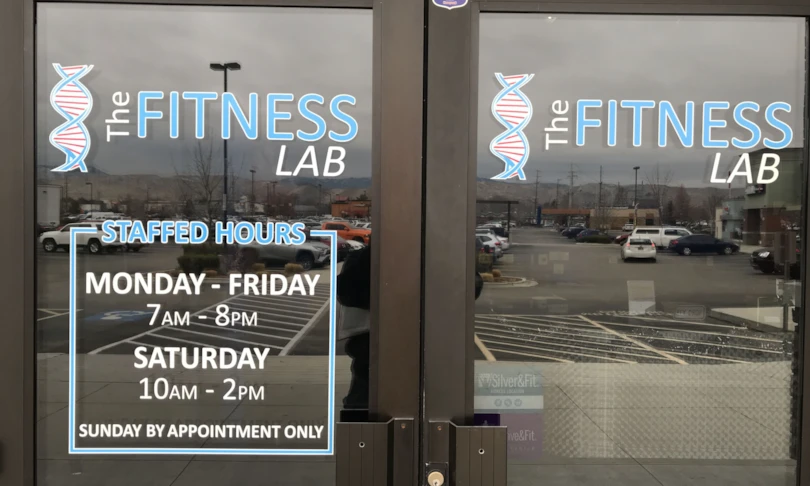 Full color door graphics